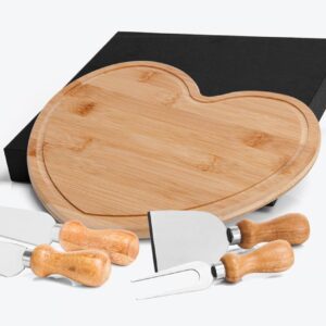 Kit queijo com tábua coração