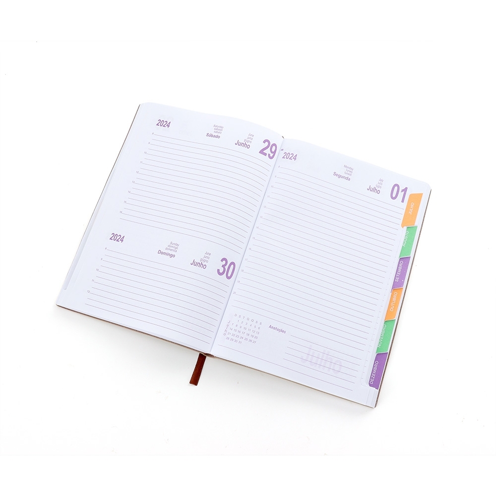 Agenda Couro Sintético Personalizado 2024 - Imagem 5